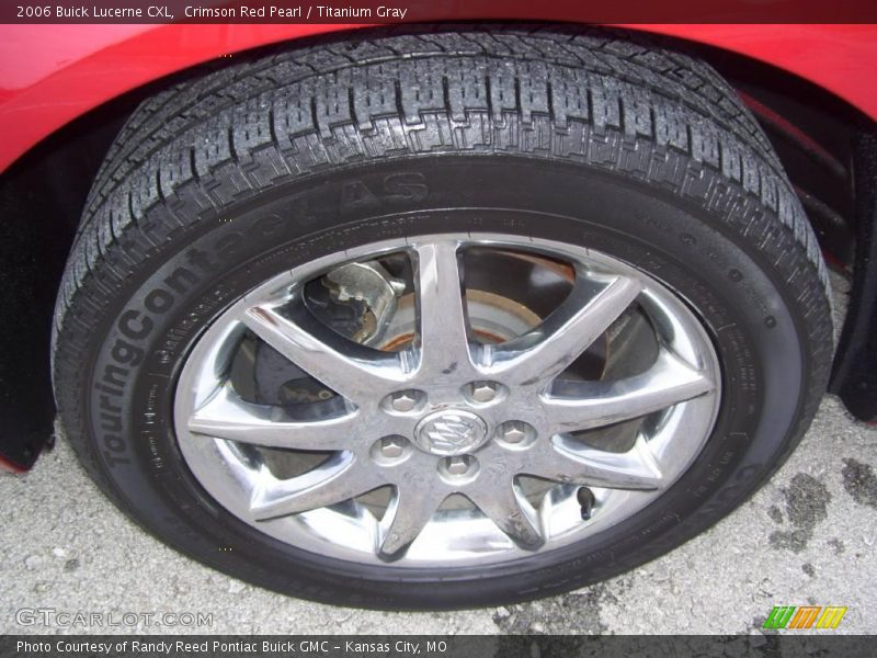 Crimson Red Pearl / Titanium Gray 2006 Buick Lucerne CXL