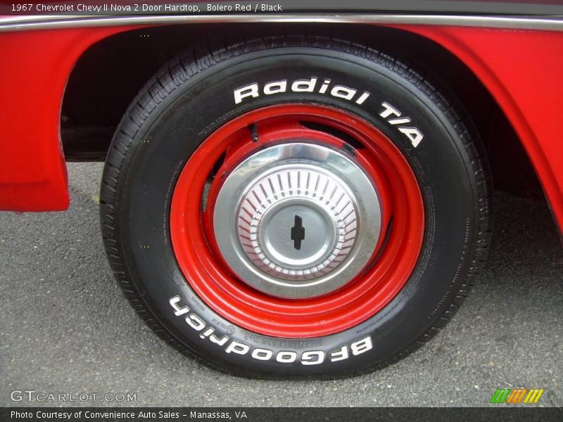 Bolero Red / Black 1967 Chevrolet Chevy II Nova 2 Door Hardtop