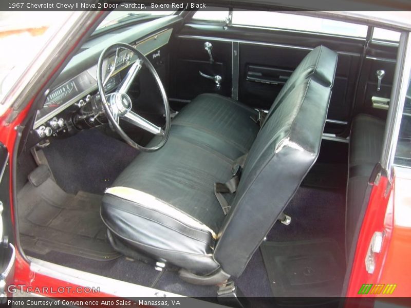 Bolero Red / Black 1967 Chevrolet Chevy II Nova 2 Door Hardtop