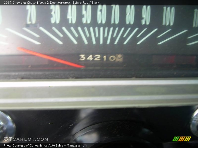 Bolero Red / Black 1967 Chevrolet Chevy II Nova 2 Door Hardtop