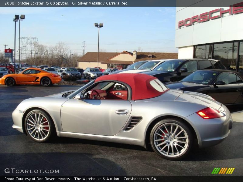 GT Silver Metallic / Carrera Red 2008 Porsche Boxster RS 60 Spyder