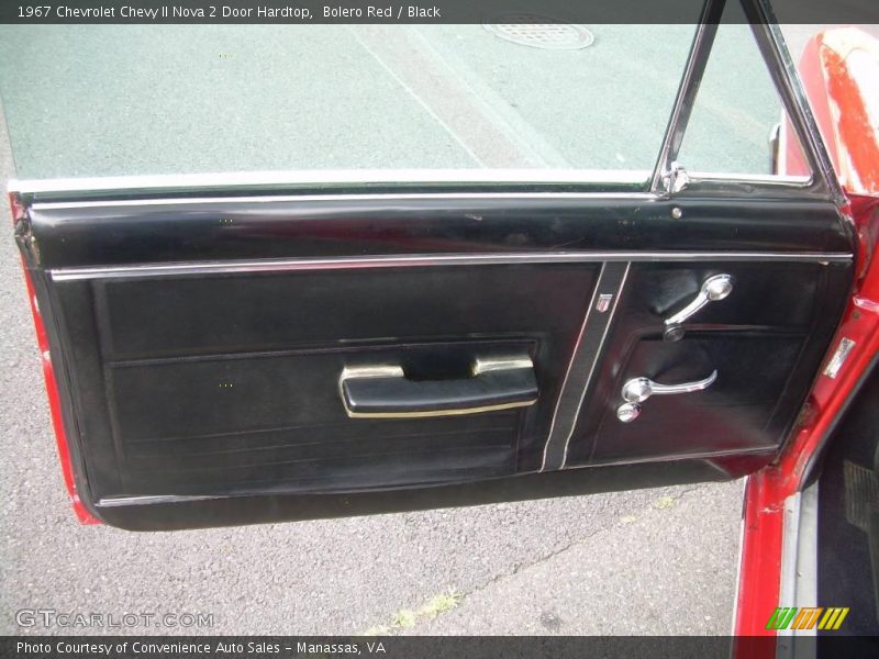 Bolero Red / Black 1967 Chevrolet Chevy II Nova 2 Door Hardtop