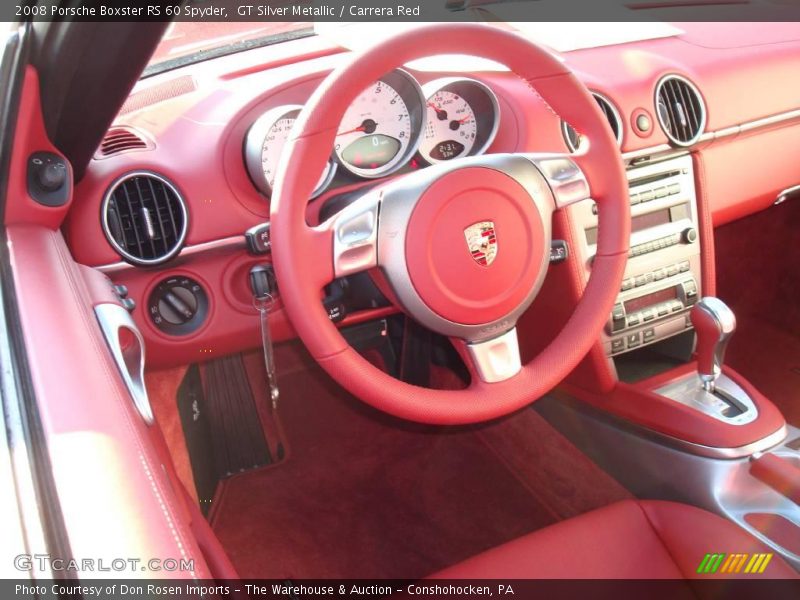 GT Silver Metallic / Carrera Red 2008 Porsche Boxster RS 60 Spyder