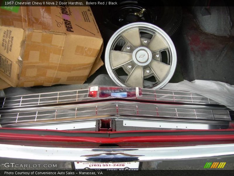 Bolero Red / Black 1967 Chevrolet Chevy II Nova 2 Door Hardtop