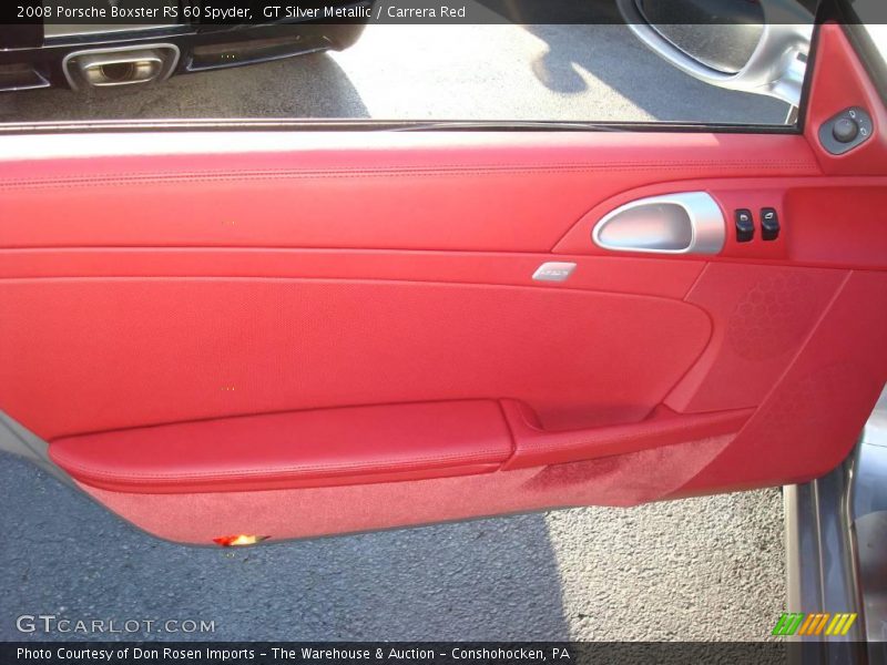 GT Silver Metallic / Carrera Red 2008 Porsche Boxster RS 60 Spyder