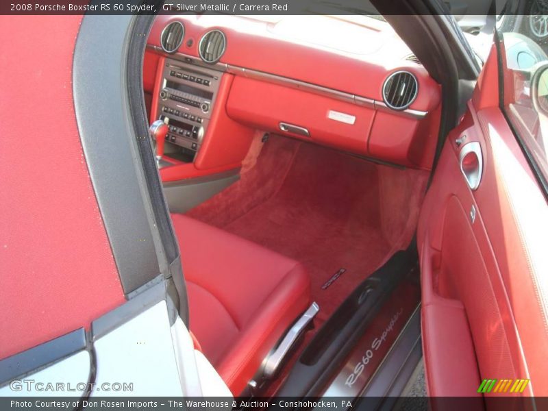 GT Silver Metallic / Carrera Red 2008 Porsche Boxster RS 60 Spyder