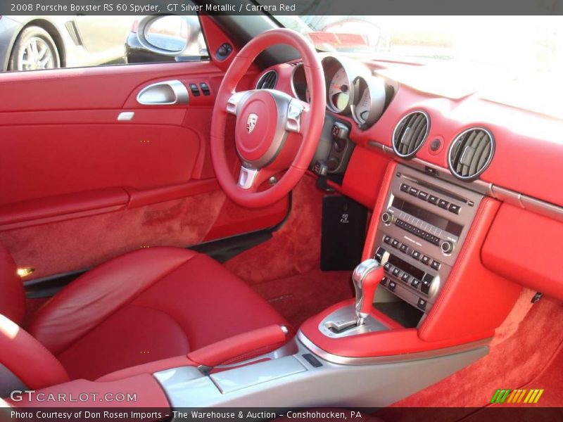 GT Silver Metallic / Carrera Red 2008 Porsche Boxster RS 60 Spyder