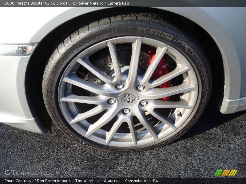 GT Silver Metallic / Carrera Red 2008 Porsche Boxster RS 60 Spyder