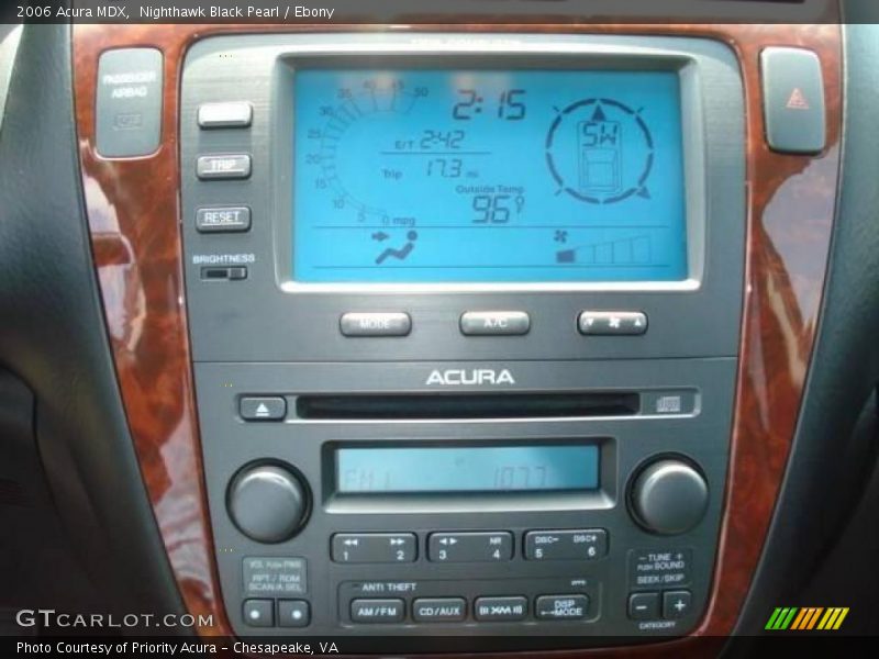 Nighthawk Black Pearl / Ebony 2006 Acura MDX