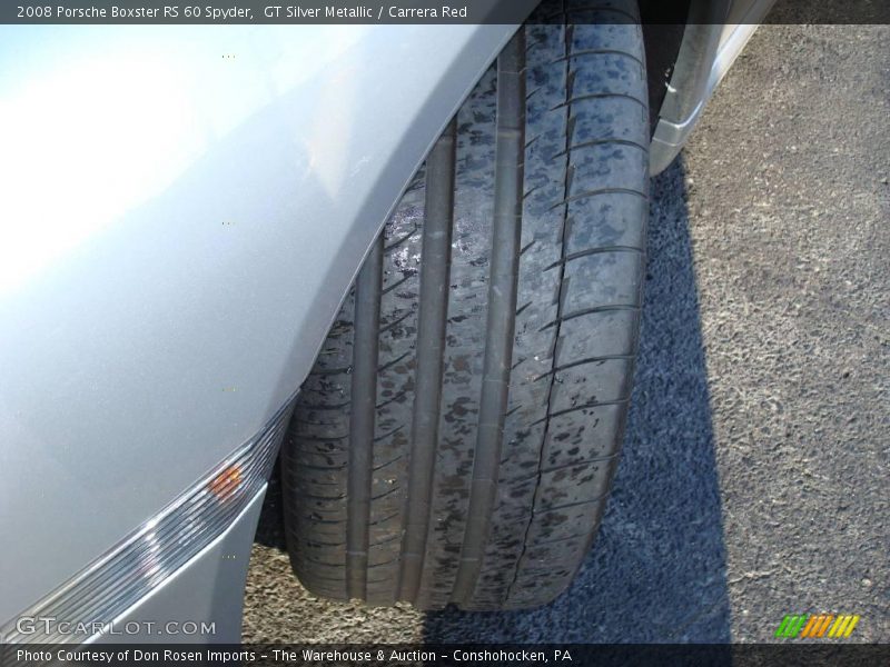 GT Silver Metallic / Carrera Red 2008 Porsche Boxster RS 60 Spyder
