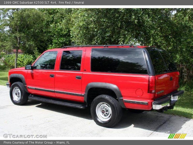 Fire Red / Neutral 1999 GMC Suburban K2500 SLT 4x4