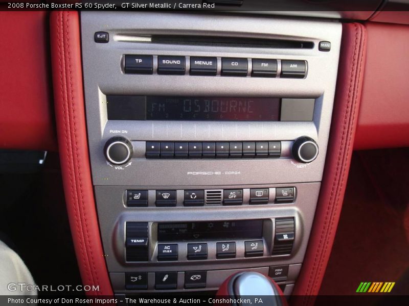 GT Silver Metallic / Carrera Red 2008 Porsche Boxster RS 60 Spyder