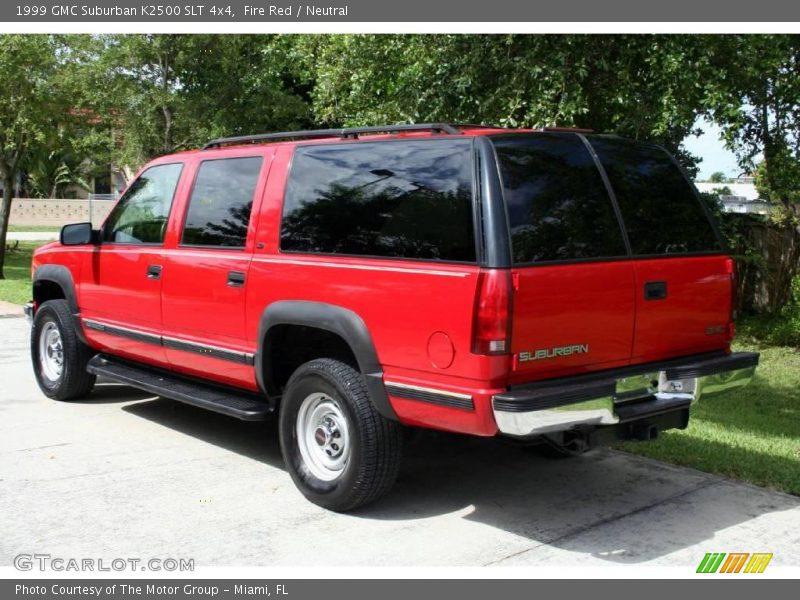 Fire Red / Neutral 1999 GMC Suburban K2500 SLT 4x4