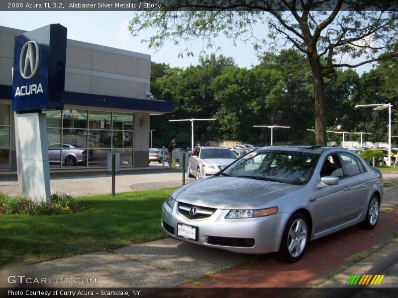Alabaster Silver Metallic / Ebony 2006 Acura TL 3.2