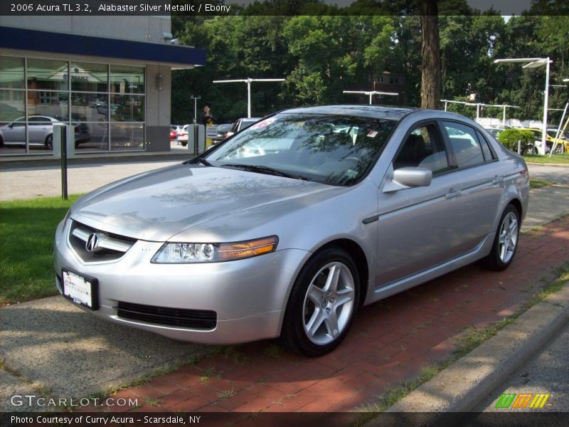 Alabaster Silver Metallic / Ebony 2006 Acura TL 3.2