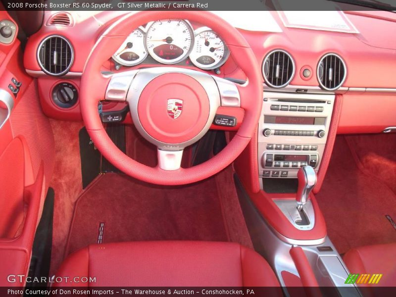 GT Silver Metallic / Carrera Red 2008 Porsche Boxster RS 60 Spyder