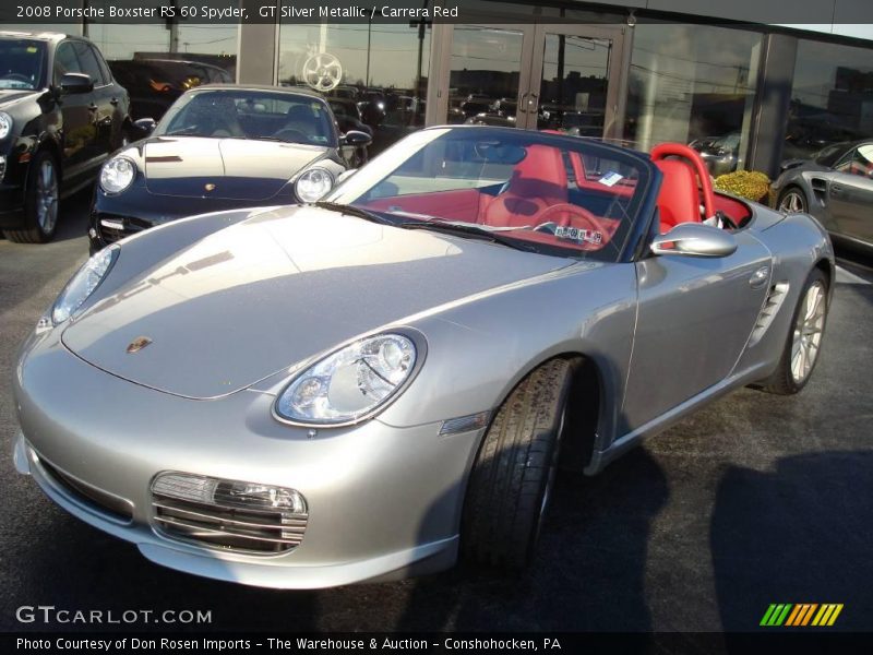 GT Silver Metallic / Carrera Red 2008 Porsche Boxster RS 60 Spyder