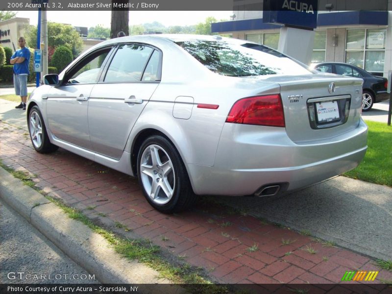 Alabaster Silver Metallic / Ebony 2006 Acura TL 3.2