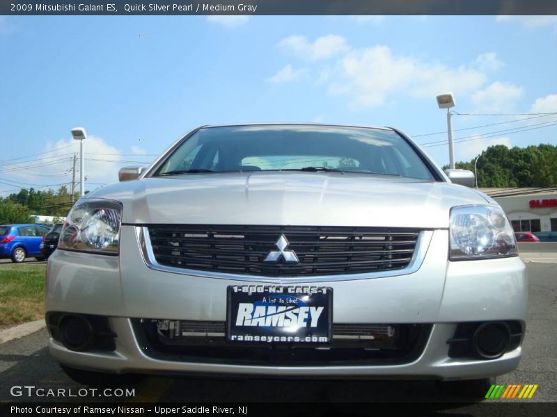 Quick Silver Pearl / Medium Gray 2009 Mitsubishi Galant ES