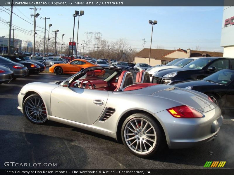 GT Silver Metallic / Carrera Red 2008 Porsche Boxster RS 60 Spyder