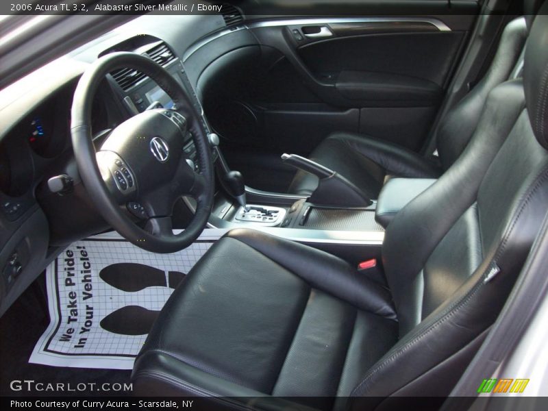 Alabaster Silver Metallic / Ebony 2006 Acura TL 3.2