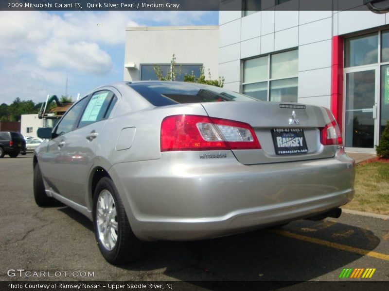Quick Silver Pearl / Medium Gray 2009 Mitsubishi Galant ES