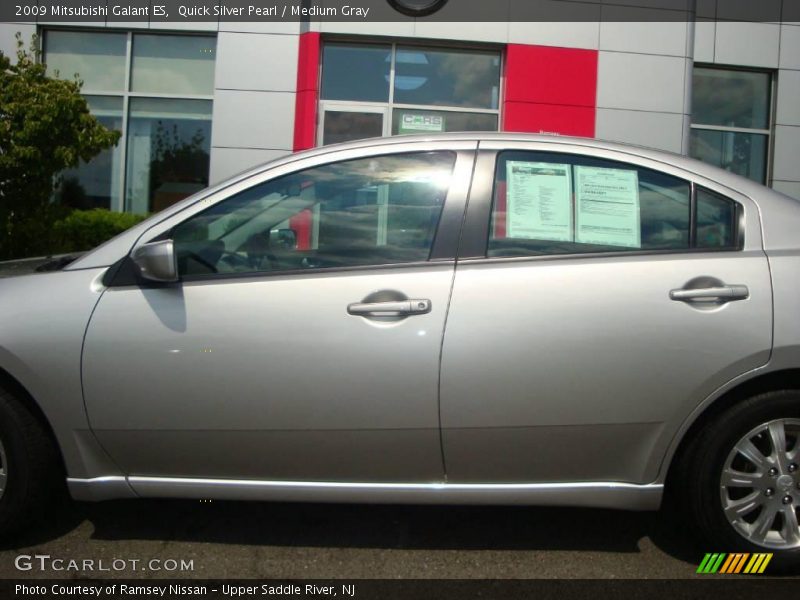 Quick Silver Pearl / Medium Gray 2009 Mitsubishi Galant ES