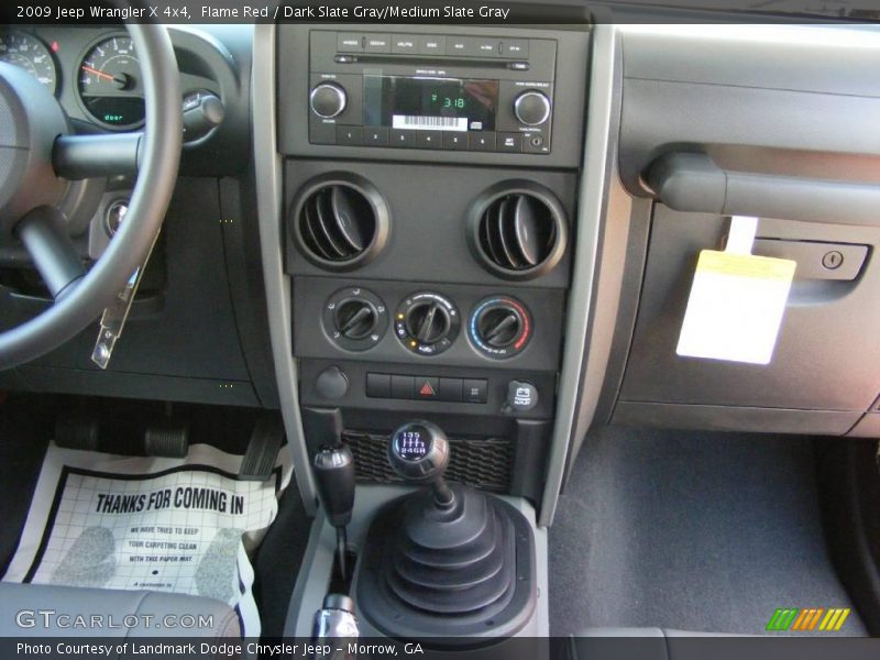 Flame Red / Dark Slate Gray/Medium Slate Gray 2009 Jeep Wrangler X 4x4