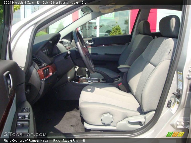 Quick Silver Pearl / Medium Gray 2009 Mitsubishi Galant ES