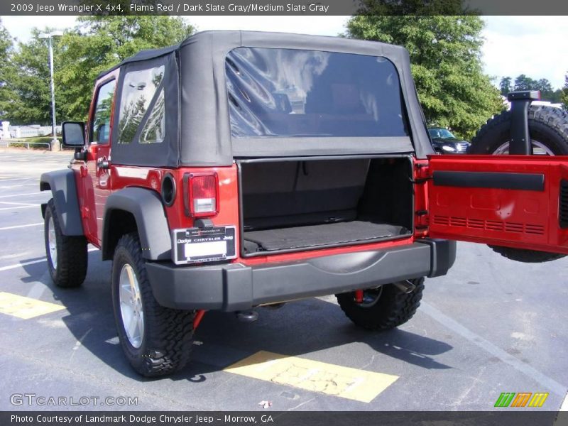 Flame Red / Dark Slate Gray/Medium Slate Gray 2009 Jeep Wrangler X 4x4