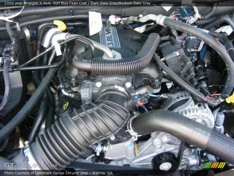 Surf Blue Pearl Coat / Dark Slate Gray/Medium Slate Gray 2009 Jeep Wrangler X 4x4