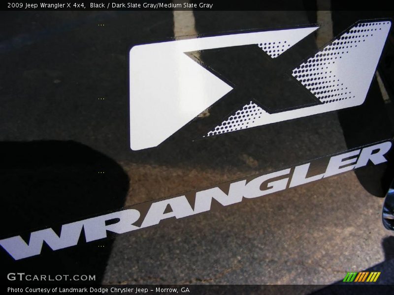 Black / Dark Slate Gray/Medium Slate Gray 2009 Jeep Wrangler X 4x4