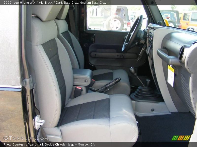 Black / Dark Slate Gray/Medium Slate Gray 2009 Jeep Wrangler X 4x4