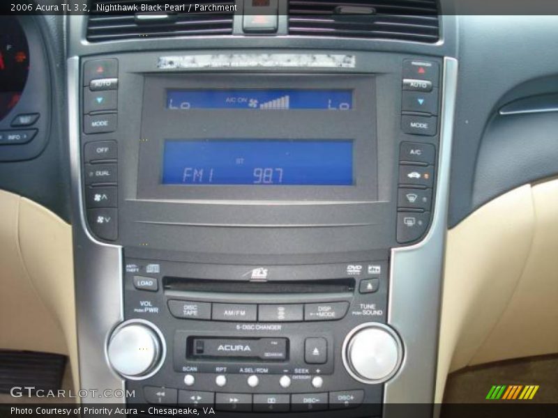 Nighthawk Black Pearl / Parchment 2006 Acura TL 3.2