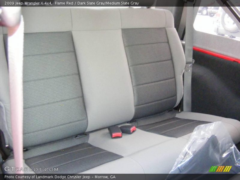 Flame Red / Dark Slate Gray/Medium Slate Gray 2009 Jeep Wrangler X 4x4