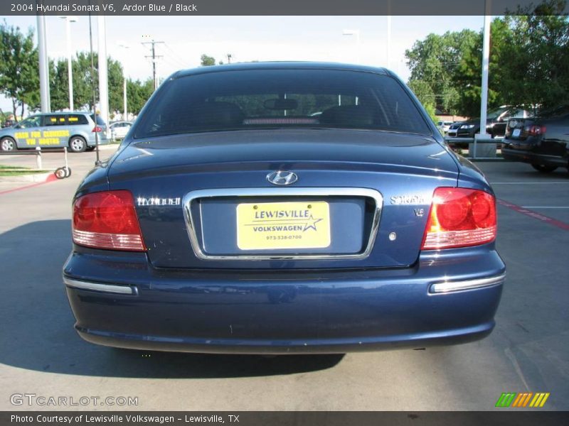 Ardor Blue / Black 2004 Hyundai Sonata V6