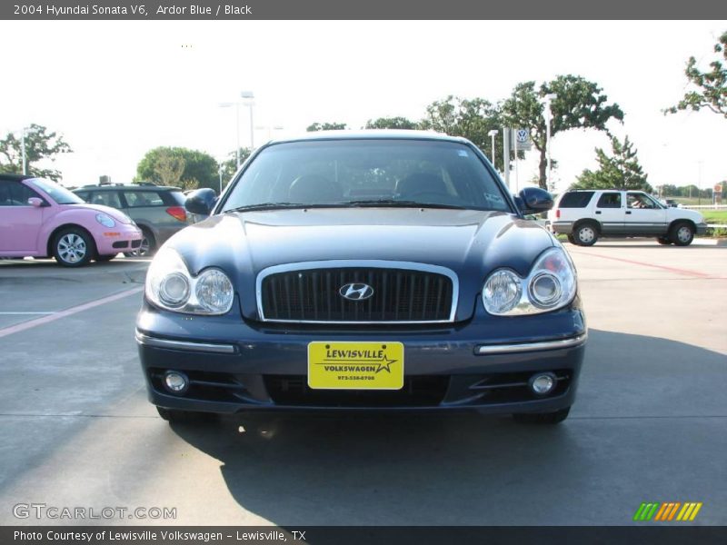 Ardor Blue / Black 2004 Hyundai Sonata V6