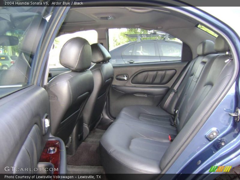Ardor Blue / Black 2004 Hyundai Sonata V6