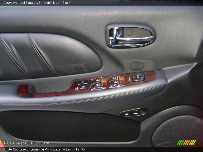 Ardor Blue / Black 2004 Hyundai Sonata V6