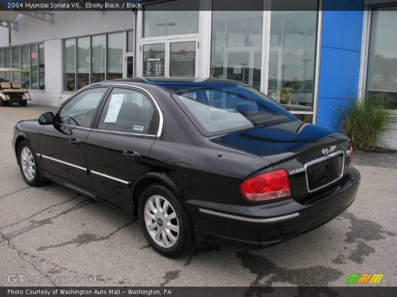 Ebony Black / Black 2004 Hyundai Sonata V6