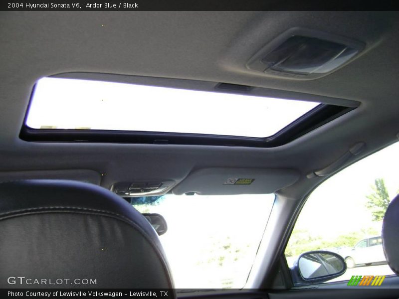Ardor Blue / Black 2004 Hyundai Sonata V6