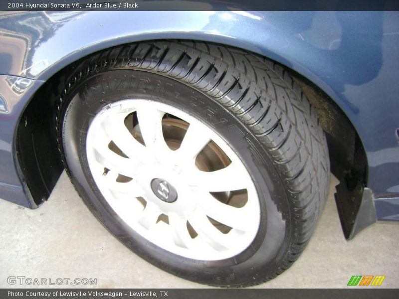Ardor Blue / Black 2004 Hyundai Sonata V6