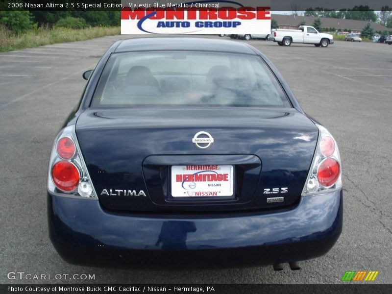 Majestic Blue Metallic / Charcoal 2006 Nissan Altima 2.5 S Special Edition