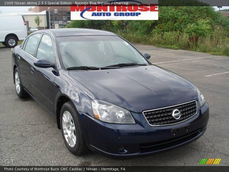 Majestic Blue Metallic / Charcoal 2006 Nissan Altima 2.5 S Special Edition
