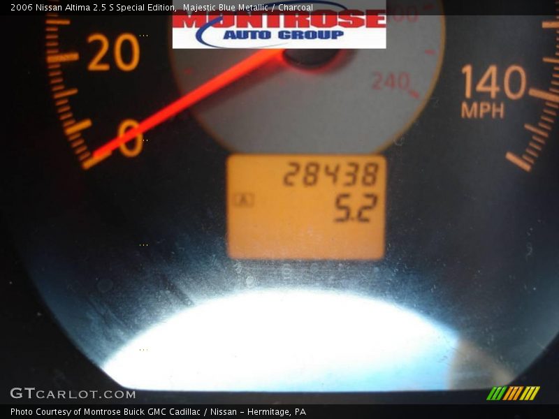 Majestic Blue Metallic / Charcoal 2006 Nissan Altima 2.5 S Special Edition