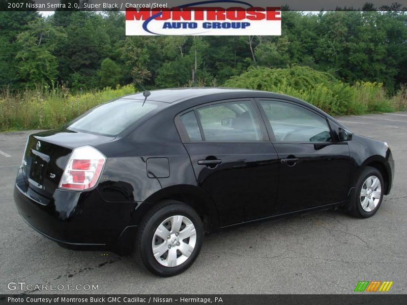 Super Black / Charcoal/Steel 2007 Nissan Sentra 2.0