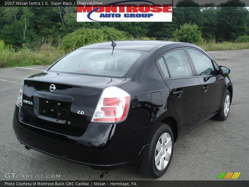 Super Black / Charcoal/Steel 2007 Nissan Sentra 2.0