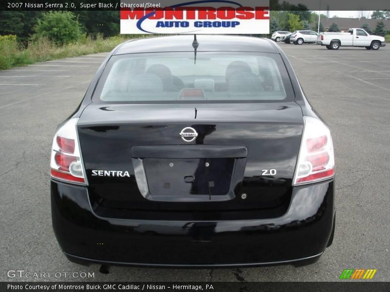 Super Black / Charcoal/Steel 2007 Nissan Sentra 2.0