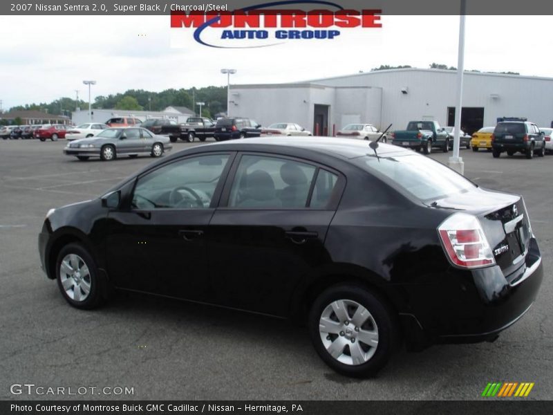 Super Black / Charcoal/Steel 2007 Nissan Sentra 2.0
