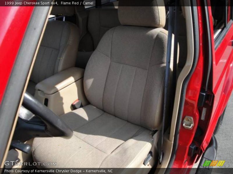 Flame Red / Camel 1999 Jeep Cherokee Sport 4x4